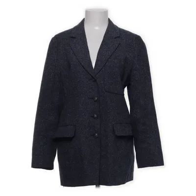 Jas (Blauw, Meerkleurig) van Piretta Acetaat, Polyester, Zijde, Wol