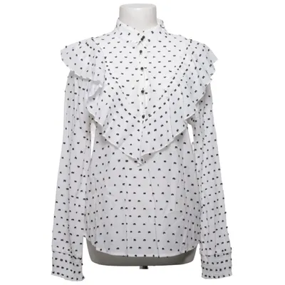 Bluse (Hvid, Sort) fra Zara
