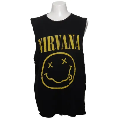 Débardeur (Noir, Jaune) de Nirvana Coton
