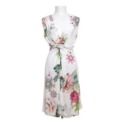 Dress (White, Multicolored) from New Style