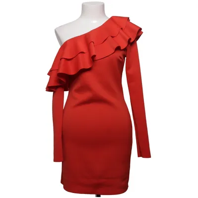 Jurk (Rood) van Club L Elastaan, Polyester