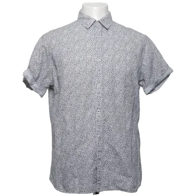Korte mouwen shirt (Wit, Zwart) van Premium by Jack & Jones Katoen, Linnen