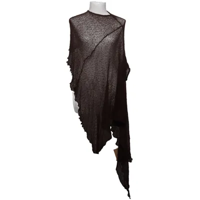 Poncho (Bruin) van Ulla Jacobsson Kläder Acryl, Polyamide