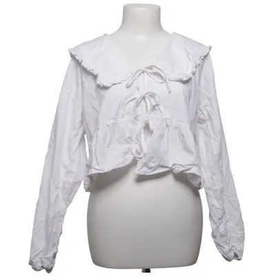 Bluse (Weiß) von Gina Tricot Baumwolle