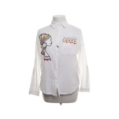 Shirt (White, Multicolored) from Lacati Cotton