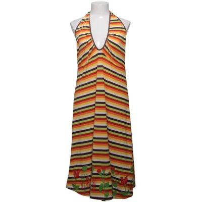 Robe dos-nu (Jaune, Rouge, Multicolore) de Blutsgeschwister Élasthane, Polyester, Viscose