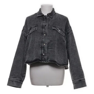 Fodrad jeansjacka (Grå) från 10 Days Bomull, Elastan, Polyester