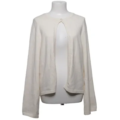 Cardigan (White) from Gina Tricot Polyamide, Polyester, Viscose