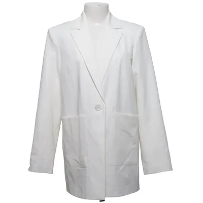 Blazer (Wit) van Hoss x NA-KD Elastaan, Polyester, Viscose