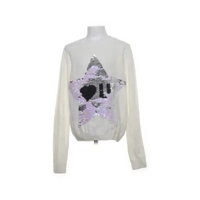 Tröja (Vit, Silverfärgad) från H&M Akryl