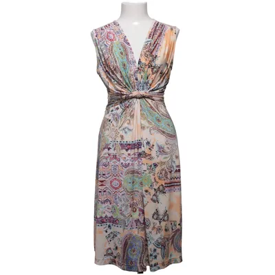 Dress (Beige, Multicolored) from Ilse Jacobsen Elastane, Polyester