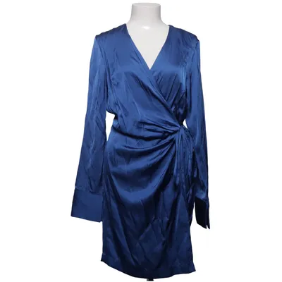 Slå-om-kjole (Blå) fra Lindex Polyester