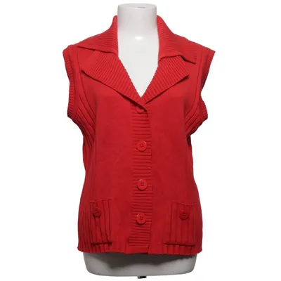 Vest (Red) from Faber Acrylic, Cotton