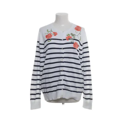 Cardigan (Wit, Blauw) van Lands' End Acryl, Katoen, Wol