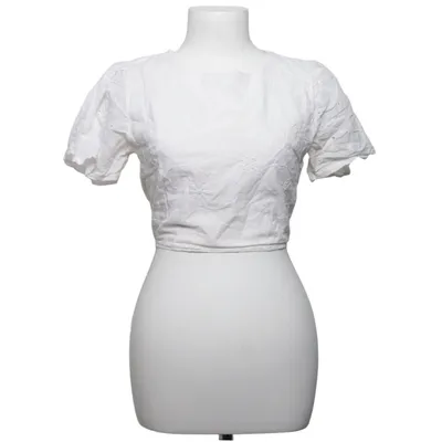 Crop top (Blanc) de LVCILIA Coton