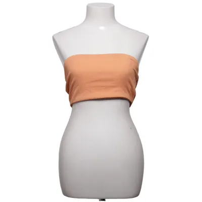Tube Top (Orange) von Hanna Schönberg x NA-KD Elasthan, Polyester
