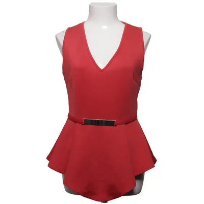 Top péplum (Rouge) de Ann Christine