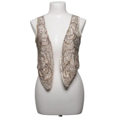 Vest (Beige, Silver, Gold) from Andersen & Lauth Cotton, Silk
