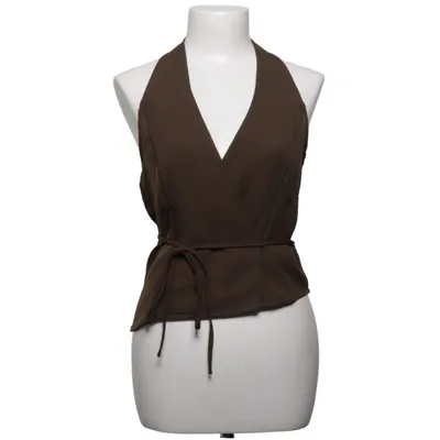 Neckholder Top (Braun) von Poeselle Elasthan, Polyester