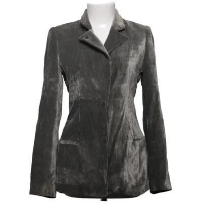 Blazer (Grå) fra Giorgio Armani Polyamid, Silke, Viscose