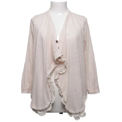 Cardigan (Beige) from Ester Elenora Acrylic, Polyamide