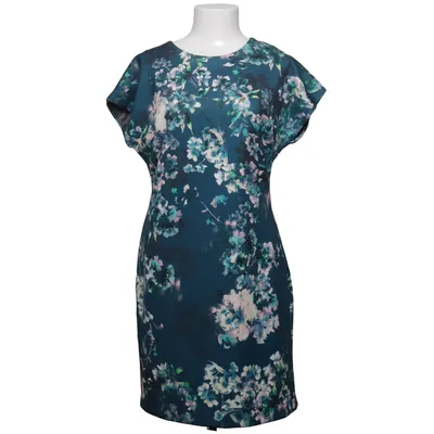 Jurk (Petrol) van Mango Collection Elastaan, Polyester