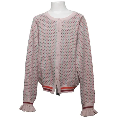 Cardigan (Pink, Multicolored) from CKS Cotton, Metallic fiber