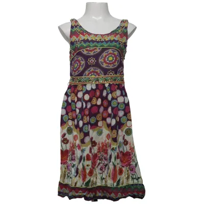 Dress (Purple, Multicolored) from Peace & Love Cotton