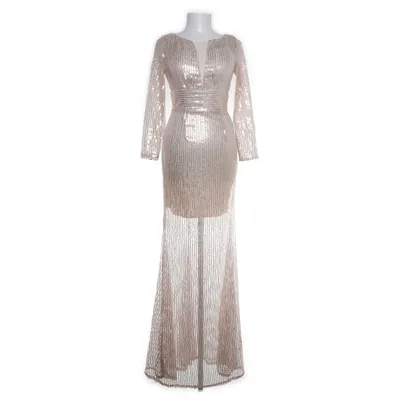 silver dresses mini Serena Lovely A-Line V Neck Tiered Sequin Mini Homecoming Dresses, Silver