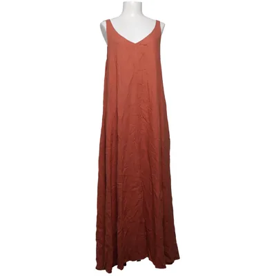 Maxi jurk (Oranje) van Oysho Linnen, Viscose
