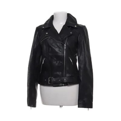 Bikerjacka (Svart) från Jake*s Collection Polyester, Skinn