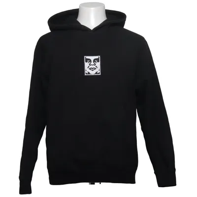 Huvtröja (Svart) från Obey Bomull, Polyester
