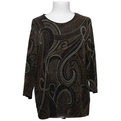 Top (Zwart, Goud) van Lebek Collection