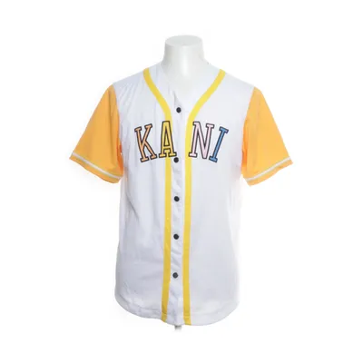 Baseballtröja (Vit, Gul) från Kani Polyester