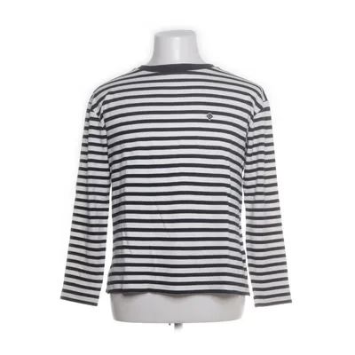 Langærmet t-shirt (Hvid, Blå) fra GANT Viscose, Polyamid, Elastan