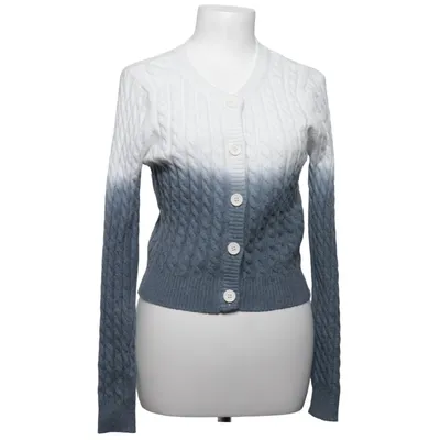 Cardigan (White, Blue) from Tally Weijl Polyamide, Polyester, Viscose