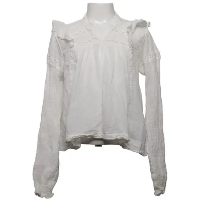 Blouse (White) from Gina Tricot Cotton