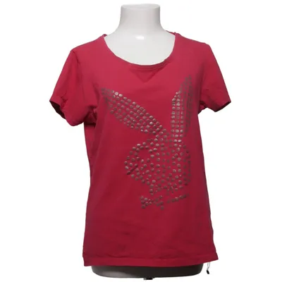 T-shirt (Rosa) från Playboy Bomull, Elastan