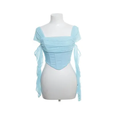 Crop top (Blå) från Parthea Elastan, Polyester