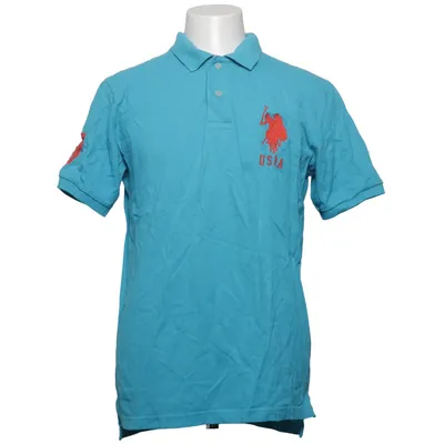 Pikétröja (Blå, Röd) från U.S. Polo Assn. Bomull