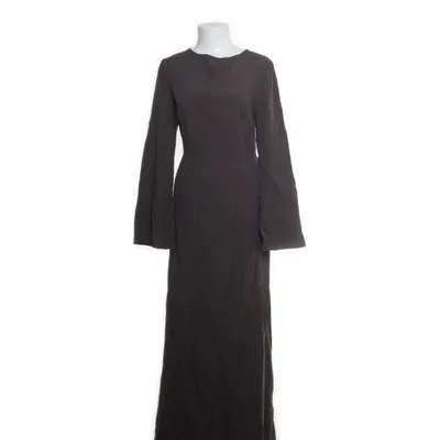Maxi jurk (Grijs) van NA-KD Elastaan, Linnen, Polyester, Viscose