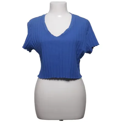 Crop top (Blauw) van Shein Curve Katoen, Elastaan