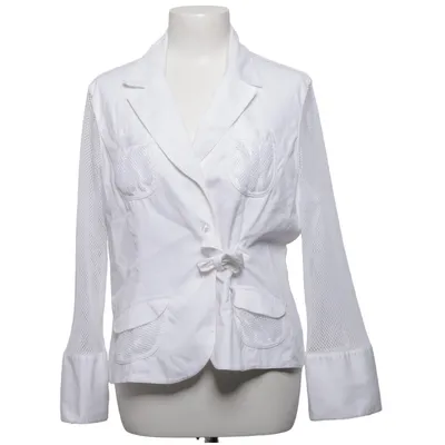 Blazer (Blanc) de Anne Fontaine Coton, Polyester