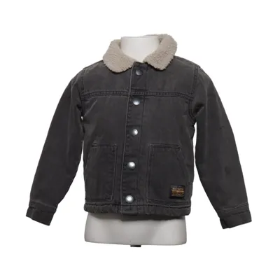 Veste en jeans fourrée (Gris) de Next Coton, Polyester recyclé