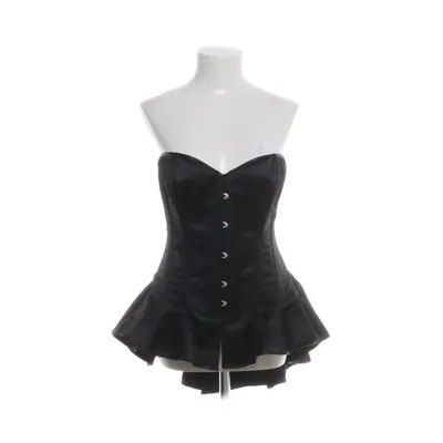 Corset (Black) from Revanche de la Femme Cotton, Polyester
