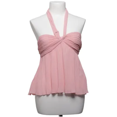 Halter neck top (Pink) from Shein Polyester