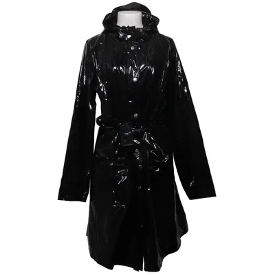 Regnfrakke (Sort) fra Rains Polyester, Polyurethan