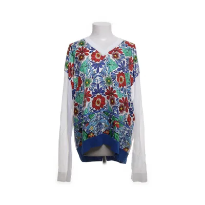 Top (Wit, Meerkleurig) van Escada Viscose, Katoen