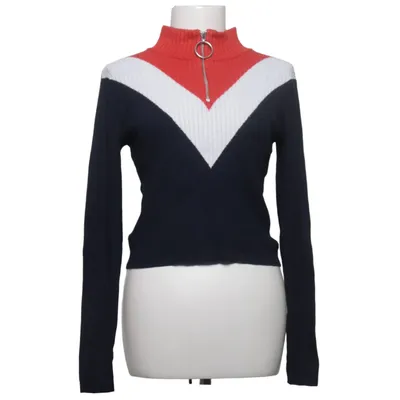 Trui (Wit, Rood, Blauw) van Divided by H&M Viscose, Polyamide