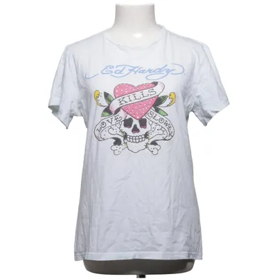T-shirt (Vit, Flerfärgad) från Ed Hardy Bomull